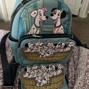 Like New 101 Dalmatians loungefly with wallet